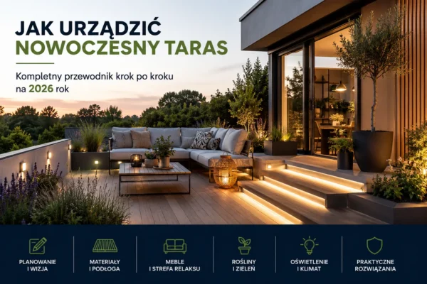 Jak urządzić nowoczesny taras: Kompletny przewodnik krok po kroku na 2026 rok